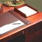 Dacasso Chocolate Brown Leather Letter Tray AG-3401 - alternate 6